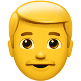 man Emoji apple