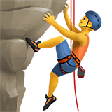man-climbing Emoji apple