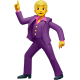 man-dancing Emoji apple