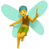 🧚‍♂️ Man Fairy Emoji on Apple macOS and iOS iPhones