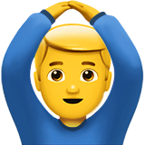man-gesturing-ok Emoji apple