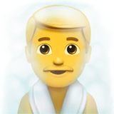 man-in-steamy-room Emoji apple