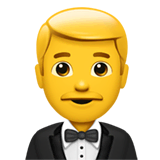 🤵‍♂️ Man In Tuxedo Emoji on Apple macOS and iOS iPhones