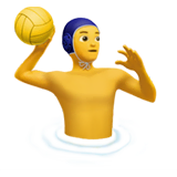 man-playing-water-polo Emoji apple