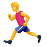 man-running Emoji apple