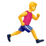 man-running-facing-right Emoji apple