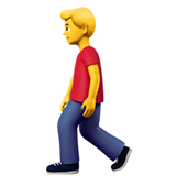 man-walking Emoji apple