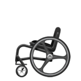 manual-wheelchair Emoji apple