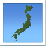 map-of-japan Emoji apple