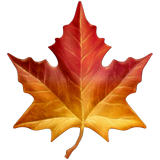 maple-leaf Emoji apple