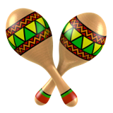 maracas Emoji apple
