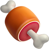 meat-on-bone Emoji apple