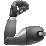 mechanical-arm Emoji apple