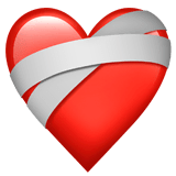 ❤️‍🩹 Mending heart Emoji on Apple macOS and iOS iPhones