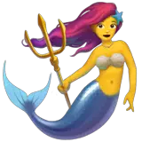 🧜‍♀️ Mermaid Emoji on Apple macOS and iOS iPhones