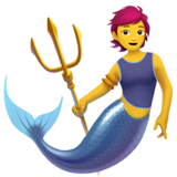 merperson Emoji apple