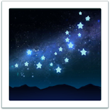 milky-way Emoji apple