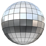 mirror-ball Emoji apple