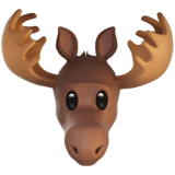 moose Emoji apple
