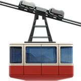 Mountain Cableway Emoji on Apple macOS and iOS iPhones