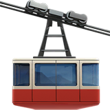 mountain-cableway Emoji apple