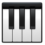 🎹 Musical Keyboard Emoji on Apple macOS and iOS iPhones