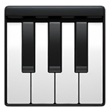 musical-keyboard Emoji apple