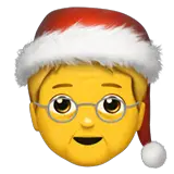 Mx Claus Emoji on Apple macOS and iOS iPhones