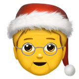 mx-claus Emoji apple