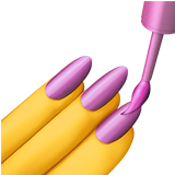 nail-polish Emoji apple