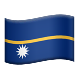 nauru Emoji apple