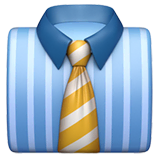 necktie Emoji apple