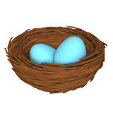 🪺 Nest With Eggs Emoji on Apple macOS and iOS iPhones