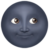 new-moon-face Emoji apple