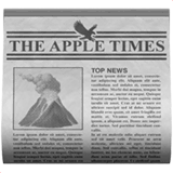 Газета Эмодзи на Apple macOS и iOS iPhone