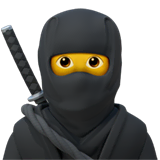 ninja Emoji apple