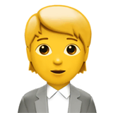 office-worker Emoji apple