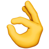 ok-hand Emoji apple