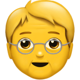 older-person Emoji apple