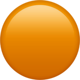 🟠 Orange Circle Emoji on Apple macOS and iOS iPhones