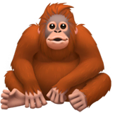 orangutan Emoji apple