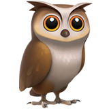 owl Emoji apple