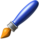 paintbrush Emoji apple