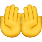 palms-up-together Emoji apple