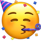 🥳 Partying Face Emoji on Apple macOS and iOS iPhones
