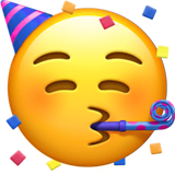 partying-face Emoji apple