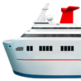 passenger-ship Emoji apple