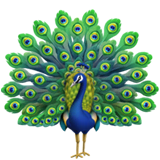 peacock Emoji apple
