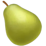 Pear Emoji on Apple macOS and iOS iPhones
