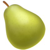 pear Emoji apple